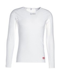 T-shirt à manche longue imprimé blanc Gore Bike Wear