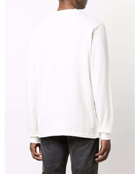 T-shirt à manche longue imprimé blanc Han Kjobenhavn