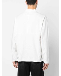 T-shirt à manche longue imprimé blanc MM6 MAISON MARGIELA