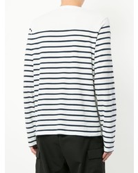 T-shirt à manche longue imprimé blanc JW Anderson