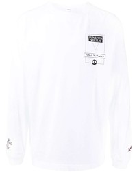 T-shirt à manche longue imprimé blanc Toga Virilis