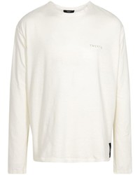 T-shirt à manche longue imprimé blanc Twenty Montreal