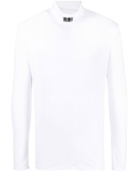T-shirt à manche longue imprimé blanc VTMNTS