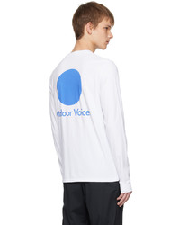 T-shirt à manche longue imprimé blanc Outdoor Voices