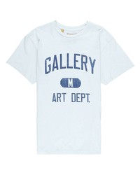 T-shirt à manche longue imprimé bleu clair GALLERY DEPT.