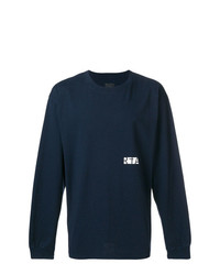 T-shirt à manche longue imprimé bleu marine RtA