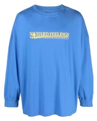 T-shirt à manche longue imprimé bleu Martine Rose