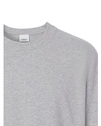 T-shirt à manche longue imprimé gris Burberry