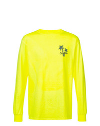 T-shirt à manche longue imprimé jaune Très Bien