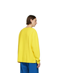 T-shirt à manche longue imprimé jaune Noon Goons