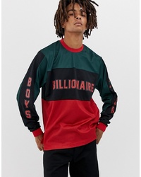 T-shirt à manche longue imprimé multicolore Billionaire Boys Club