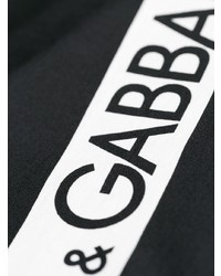 T-shirt à manche longue imprimé noir et blanc Dolce & Gabbana