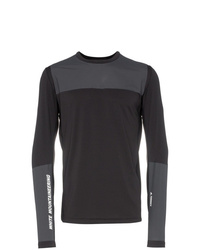 T-shirt à manche longue imprimé noir Adidas By White Mountaineering