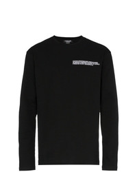 T-shirt à manche longue imprimé noir Calvin Klein 205W39nyc