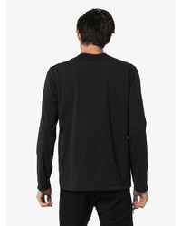 T-shirt à manche longue imprimé noir Comme Des Garcons Homme Plus