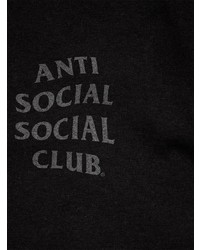 T-shirt à manche longue imprimé noir Anti Social Social Club