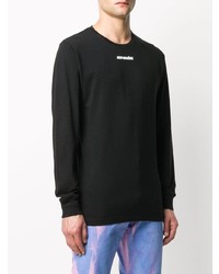 T-shirt à manche longue imprimé noir Off-White