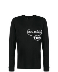 T-shirt à manche longue imprimé noir Pam Perks And Mini