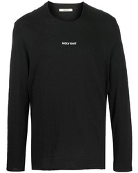 T-shirt à manche longue imprimé noir Zadig & Voltaire