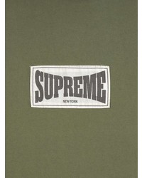 T-shirt à manche longue imprimé olive Supreme