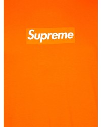 T-shirt à manche longue imprimé orange Supreme