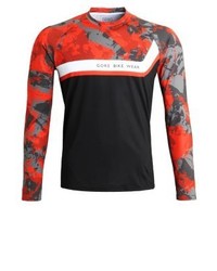 T-shirt à manche longue imprimé orange Gore Bike Wear