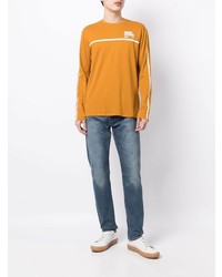 T-shirt à manche longue imprimé orange Armani Exchange
