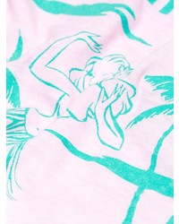 T-shirt à manche longue imprimé rose DSQUARED2