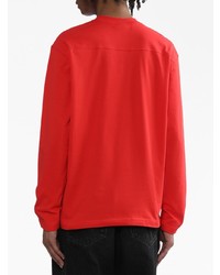 T-shirt à manche longue imprimé rouge Jacquemus