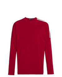 T-shirt à manche longue imprimé rouge Y-3