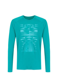 T-shirt à manche longue imprimé turquoise Track & Field