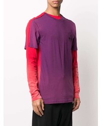 T-shirt à manche longue imprimé violet Off-White