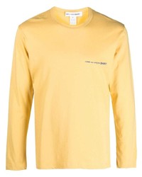 T-shirt à manche longue jaune Comme Des Garcons SHIRT