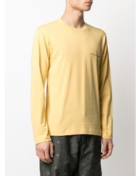 T-shirt à manche longue jaune Comme Des Garcons SHIRT