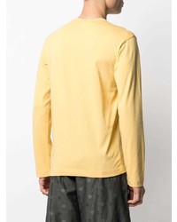 T-shirt à manche longue jaune Comme Des Garcons SHIRT