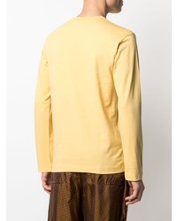 T-shirt à manche longue jaune Comme Des Garcons SHIRT