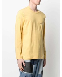 T-shirt à manche longue jaune Comme Des Garcons SHIRT