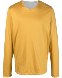 T-shirt à manche longue jaune Sease