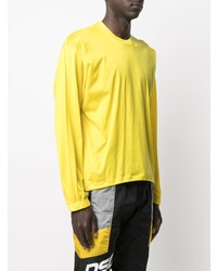 T-shirt à manche longue jaune DSQUARED2