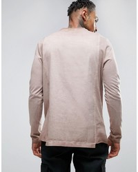 T-shirt à manche longue marron clair Asos