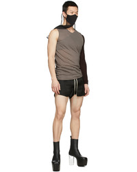 T-shirt à manche longue marron Rick Owens