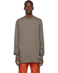 T-shirt à manche longue marron Rick Owens DRKSHDW