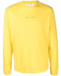 T-shirt à manche longue moutarde 1017 Alyx 9Sm
