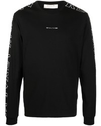 T-shirt à manche longue noir 1017 Alyx 9Sm