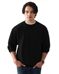 T-shirt à manche longue noir Anvil