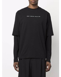 T-shirt à manche longue noir Off-White