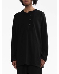 T-shirt à manche longue noir Yohji Yamamoto