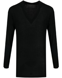 T-shirt à manche longue noir Atu Body Couture