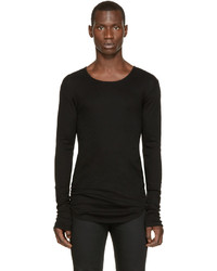 T-shirt à manche longue noir Balmain