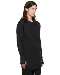 T-shirt à manche longue noir Boris Bidjan Saberi